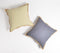 Smokey Jute Border Cushion cover