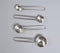 Silver-Toned Stainless Steel Measuring Spoon (Set of 4)