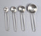 Silver-Toned Stainless Steel Measuring Spoon (Set of 4)