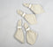 Stone Turned White Marble Napkin Rings (Set of 4)