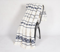 Striped & Panelled Beach Throw