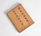 Stitched Crosses Fawn Leather Diary
