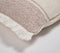 Striped Handloom Lumbar Cushion Cover with Frayed Sides