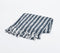 Striped Navy Throw