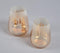 Statement Textured Glass Votives (Set of 2)