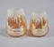 Statement Textured Glass Votives (Set of 2)