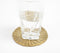 Statement Woven Brass Coaster (Set of 4)