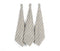 Striped Handloom Kitchen Towels (set of 3)