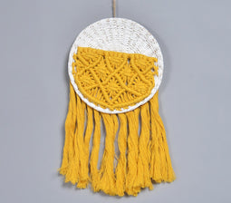 Sushine Yellow Macrame Wall Hanging