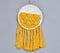 Sushine Yellow Macrame Wall Hanging