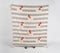 Striped & Embroidered Tasseled Ponies Cotton Throw