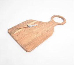 Stylish Raw Acacia Wood Chopping Board