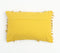 Tasseled Yellow Cushion Cover