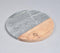 Stone & Acacia Wood Colorblock Chopping Board