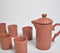 Terracotta Drink Dispenser & Pitchers (Set of 6 glasses & 1 jug)