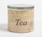 Tea' Wooden Jar With Glass Lid