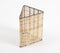 Triangle Handwoven Cane & Iron Pen Stand