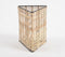 Triangle Handwoven Cane & Iron Pen Stand