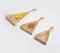 Triangular Wooden Trays (Set of 3)