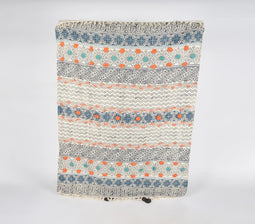 Traditional Multicolor Cotton Throw