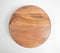 Textured Rim Mango Wood & Iron Cake Stand