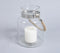 Transparent Glass Decorative Votive Jar (Large)