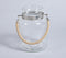 Transparent Glass Decorative Votive Jar (Large)