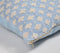 Trellis Patterned Powder Blue Lumbar Cushion Cover