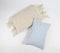 Trellis Patterned Powder Blue Lumbar Cushion Cover