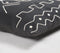 Tribal Block Printed Monotone Cushion Cover