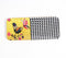 Tribal Art & Monochrome Deco Enameled Tray