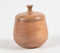 Turned Acacia Wood Jar with Lid