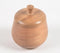 Turned Acacia Wood Jar with Lid