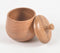 Turned Acacia Wood Jar with Lid