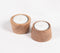 Turned Burflower wood Tea Light Holders (set of 2)