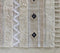 Textured Rug with Panels & Braided Tassels