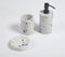 Turned Ink White Stone Bath Counter Set