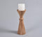 Turned Saal Wood Tea light holder