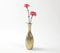 Vintage Aluminium Wavy Vase with Golden Finish