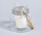 Transparent Glass Decorative Votive Jar