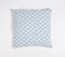 Trellis Patterned Powder Blue Cushion Cover