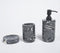 Turned Monotone Stone Bath Counter Set