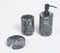 Turned Monotone Stone Bath Counter Set