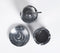 Turned Monotone Stone Bath Counter Set