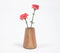 Wood Turned Cylindrical Tapered Vase