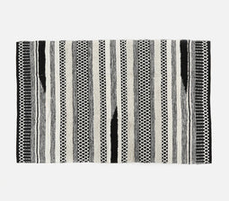 Woven & Tufted Monochrome Textured Rug