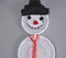 Xmas Snowman Crochet Wall Art