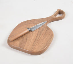 Whale-Shaped Acacia Wood Chopping Board
