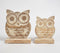 Wooden Owls Decoratives (Set of 2)