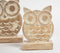 Wooden Owls Decoratives (Set of 2)